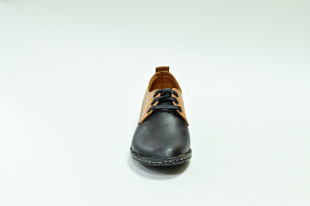 Туфли женские черно-коричневые Lady Bug А. 52555